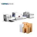 High Speed Square Bottom Shopping Paper Bag Machine, Kraft Paper Bag Making Machine China